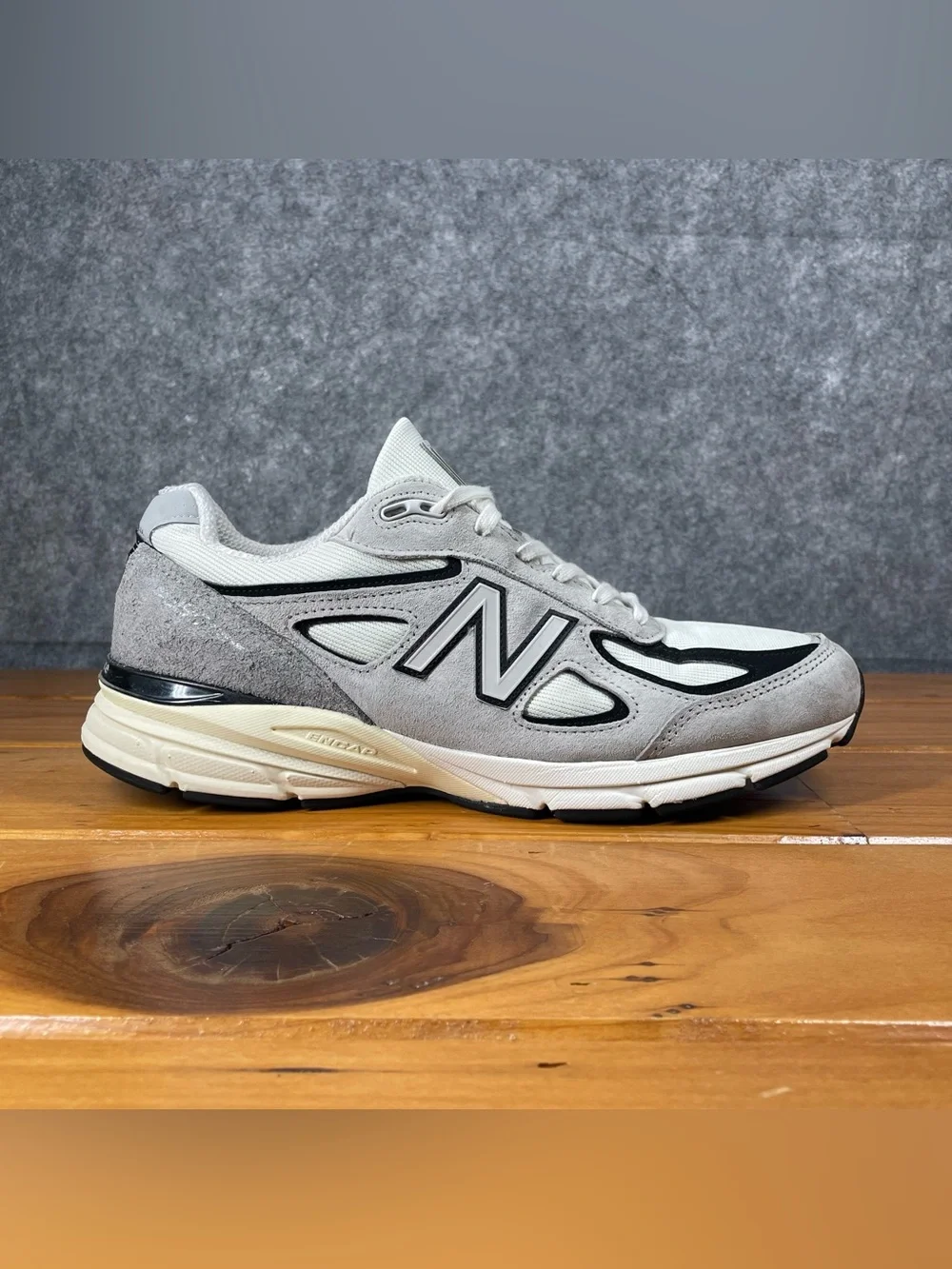 New Balance 990v4 Mens 11.5 Made in USA Grey Black Cream Teddy Santis U990TG4